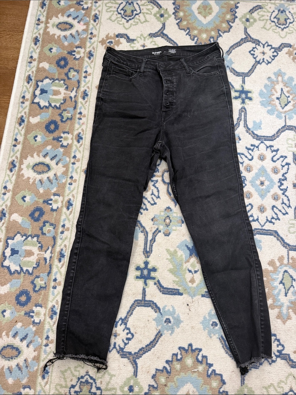 Old Navy Black Skinny Women's Jeans - Button Fly